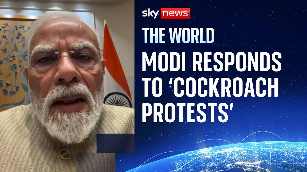 Modi breaks silence as 'cockroach protests' intensify in India