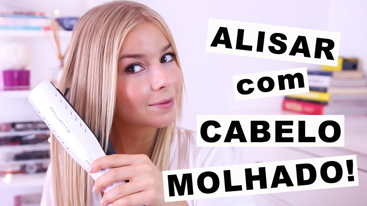 ALISAR com o cabelo MOLHADO! Testando o ROWENTA WET & DRY | Alice Trewinnard