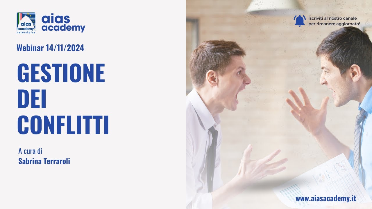 Gestione dei conflitti | Registrazione webinar AIAS Academy 14/11/2024