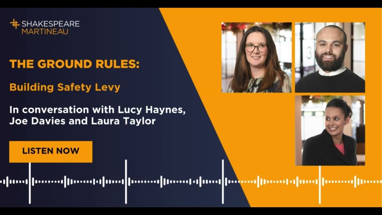The Ground Rules - Building Safety Levy | Shakespeare Martineau