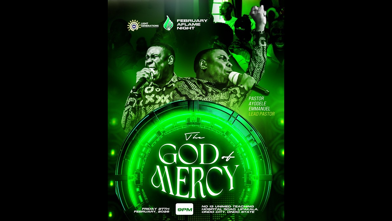 AFLAME NIGHT (FEBRUARY 2026 EDITION) || THE GOD OF MERCY || 27-02-2026