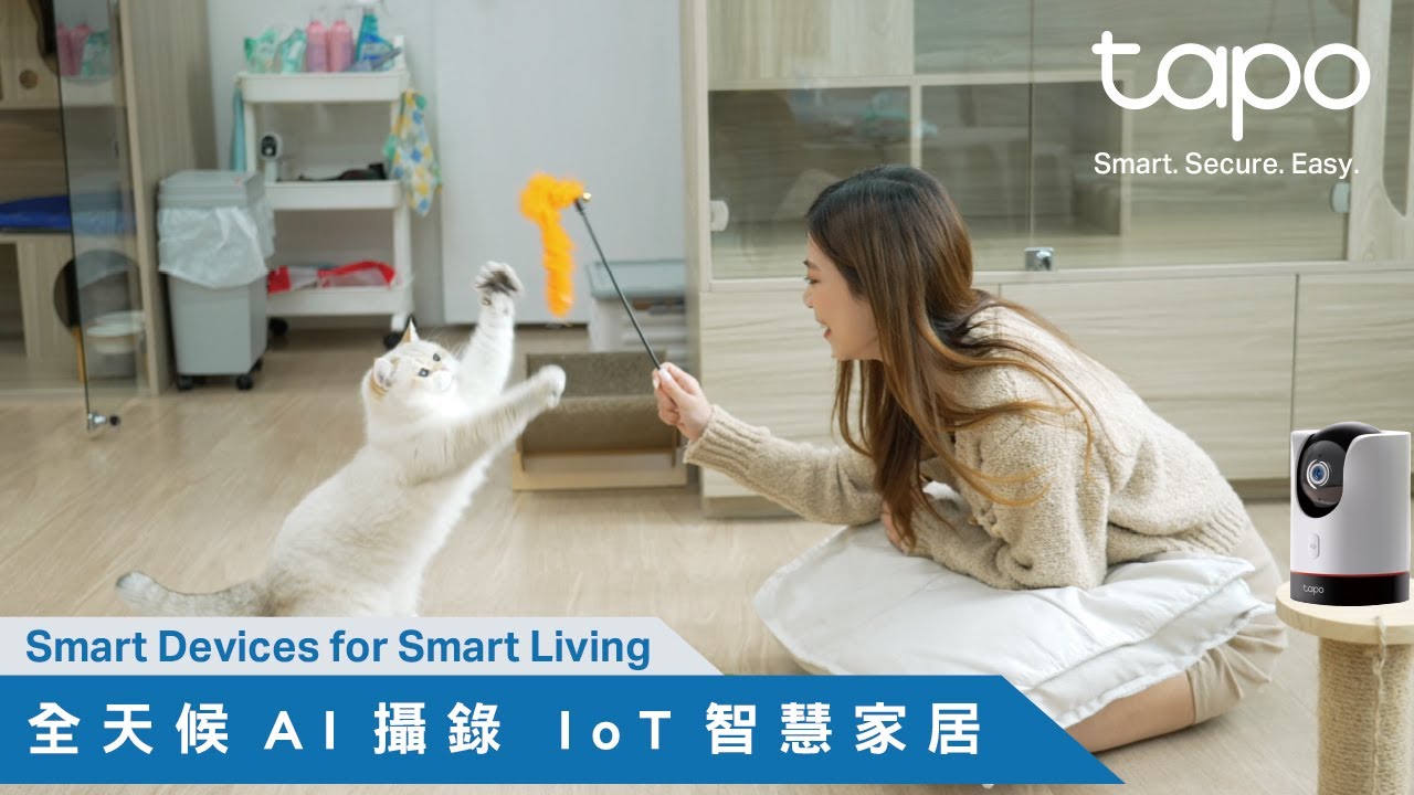 TP-Link Tapo - 智能 AI 網絡鏡頭 IP Camera，全方位功能日夜全彩攝錄，5大類別CCTV應付家用/商用場景