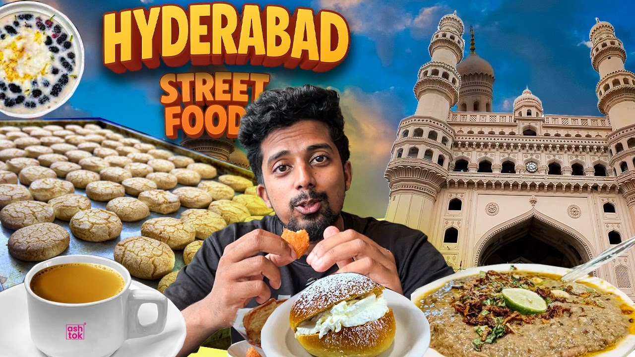 🔥 Exploring Street Food at Charminar! | Hyderabad Food Tour