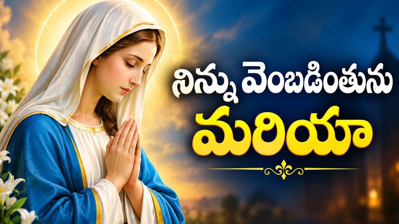 నిన్ను వెంబడింతును మరియా || Ninu vembadinthunu mariya #trending #mary  #song #mothermary #viral #god