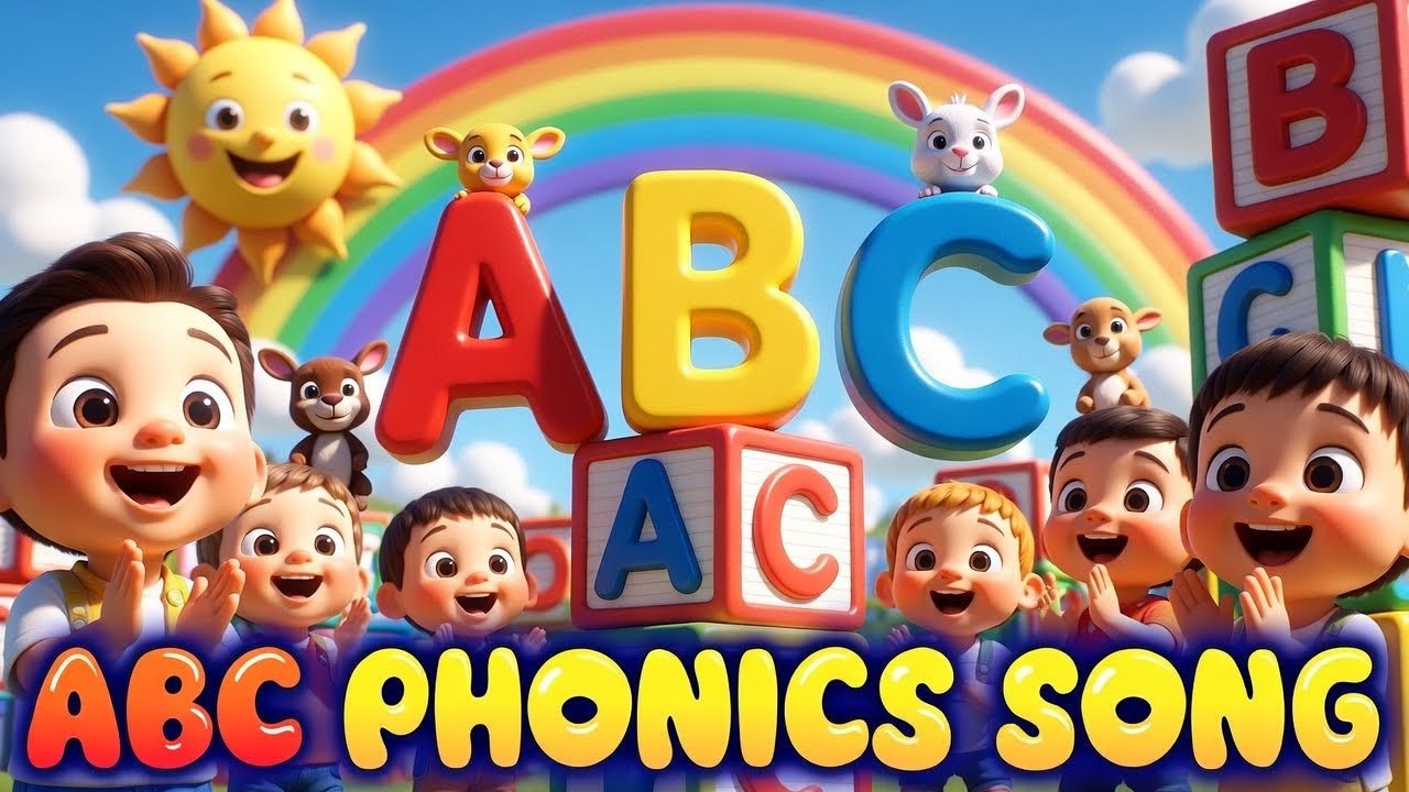 Alphabet Phonics Song 🅰️🅱️🅲🔥 |  Learn A–Z Sounds 🎵 | Kids Learning Video👶