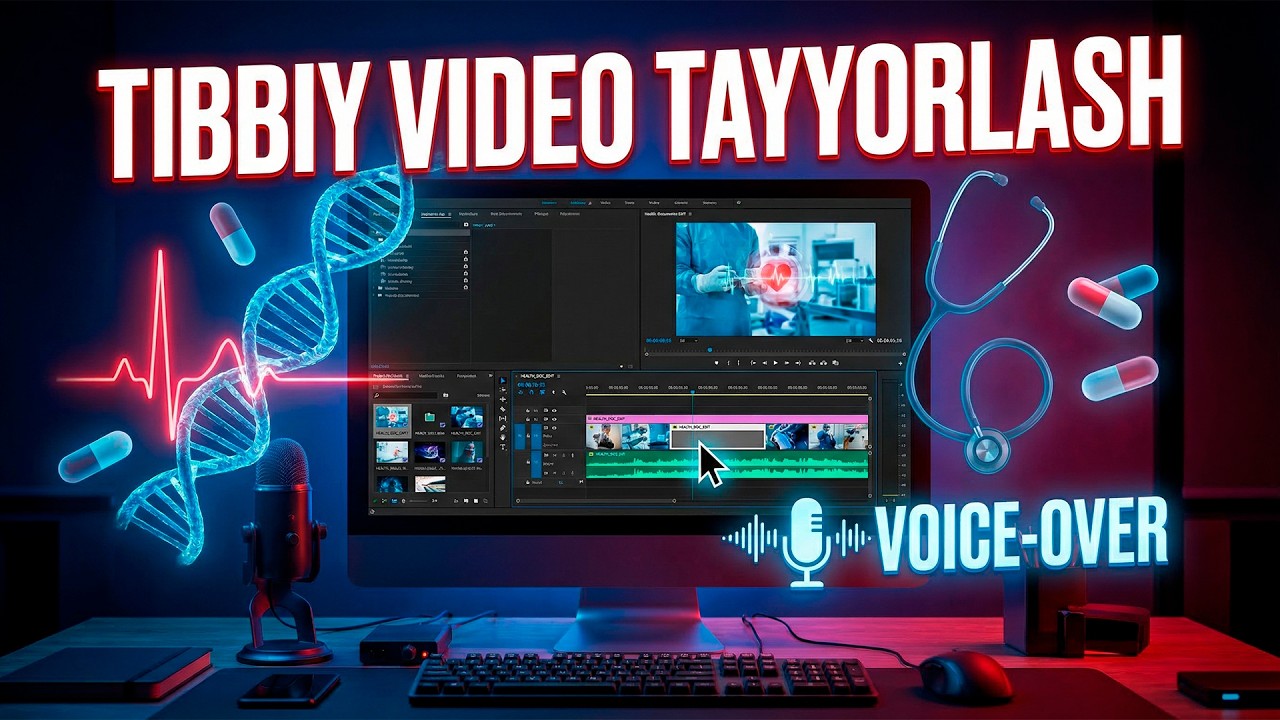 Tibbiy yo'nalish bo'yicha Video Tayyorlash | To‘liq Qo‘llanma #a77-mobile