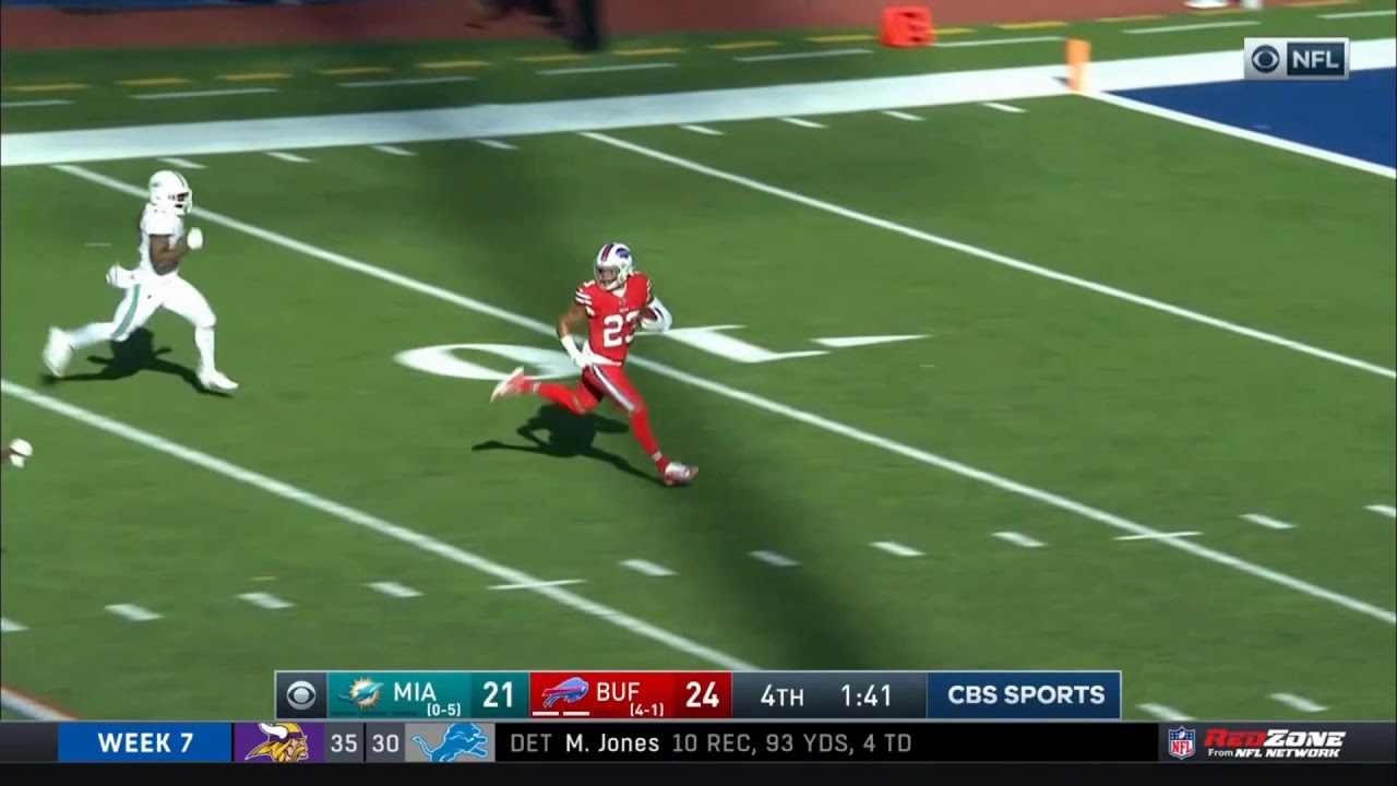 Micah Hyde Returns Onside Kick For Touchdown | Dolphins vs. Bills | NFL