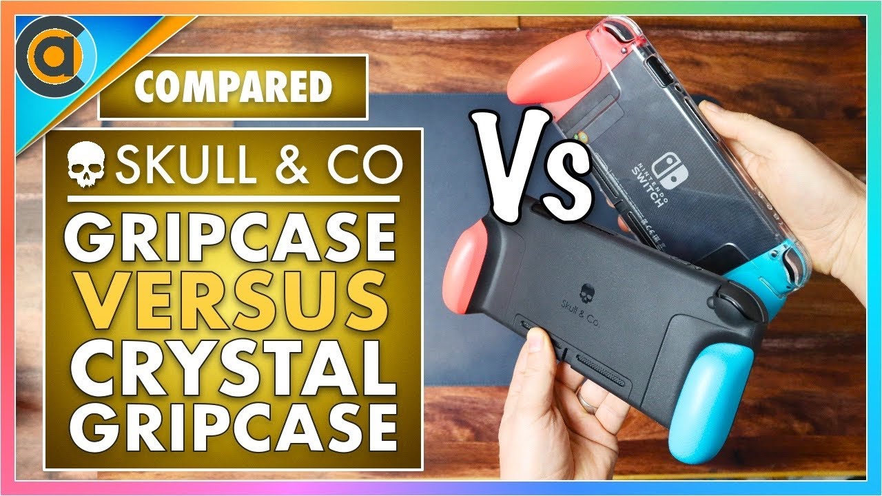 COMPARED: Skull & Co GripCase VERSUS GripCase Crystal on Nintendo Switch. Which one is for you?