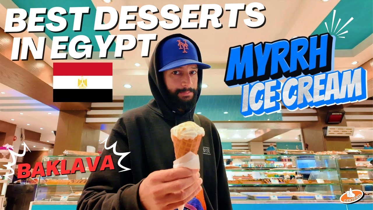 EGYPTIAN Desserts 🇪🇬 Cairo EGYPT RAMADAN Mini Food Tour أفضل الحلويات في مصر BAKLAVA رمضان مبارك