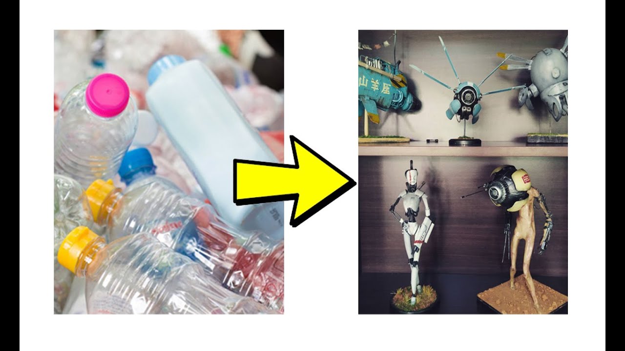I turned plastic trash into art