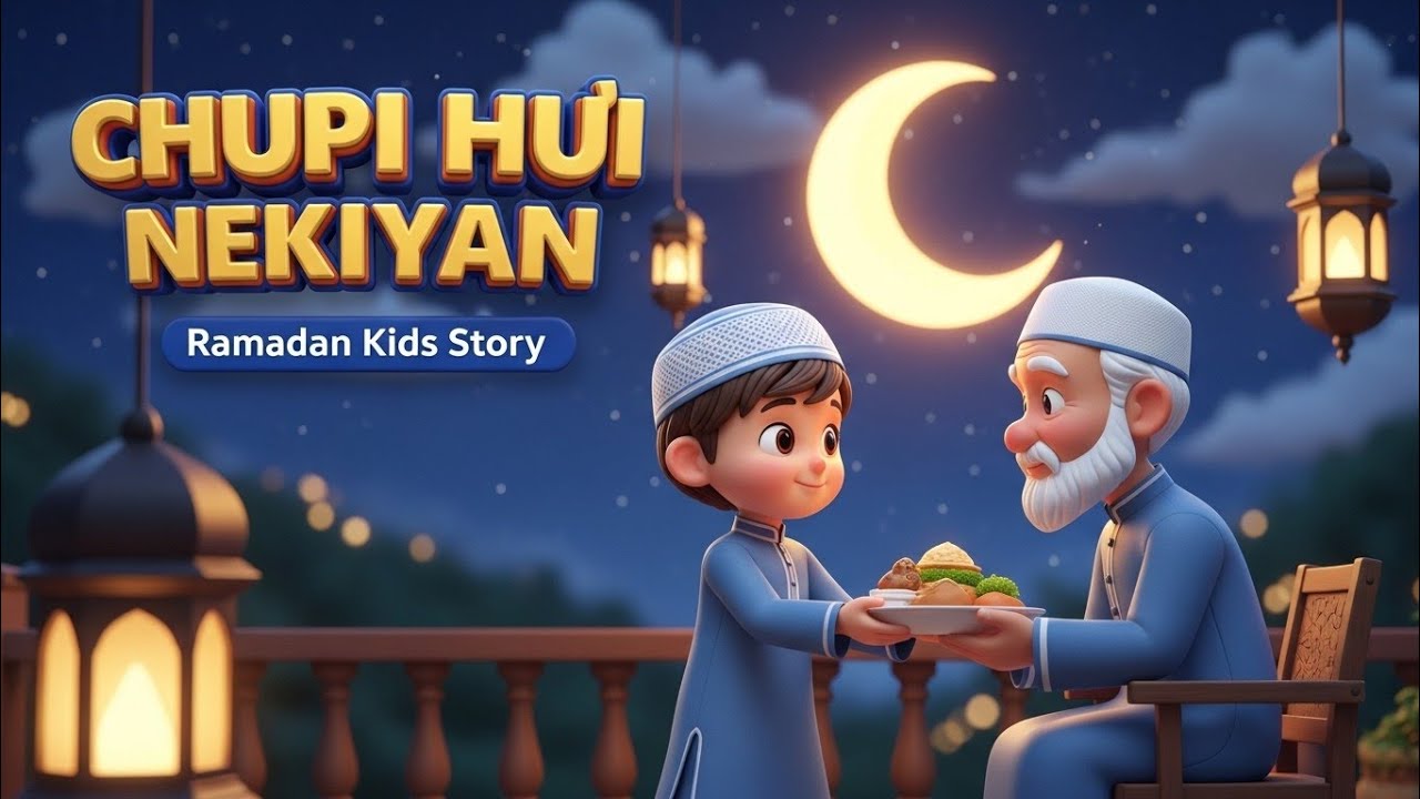 Ramzan mein Nannay Hamza ki Chhupi Hui Nekiyan | Ramadan Kids Story 🌙✨