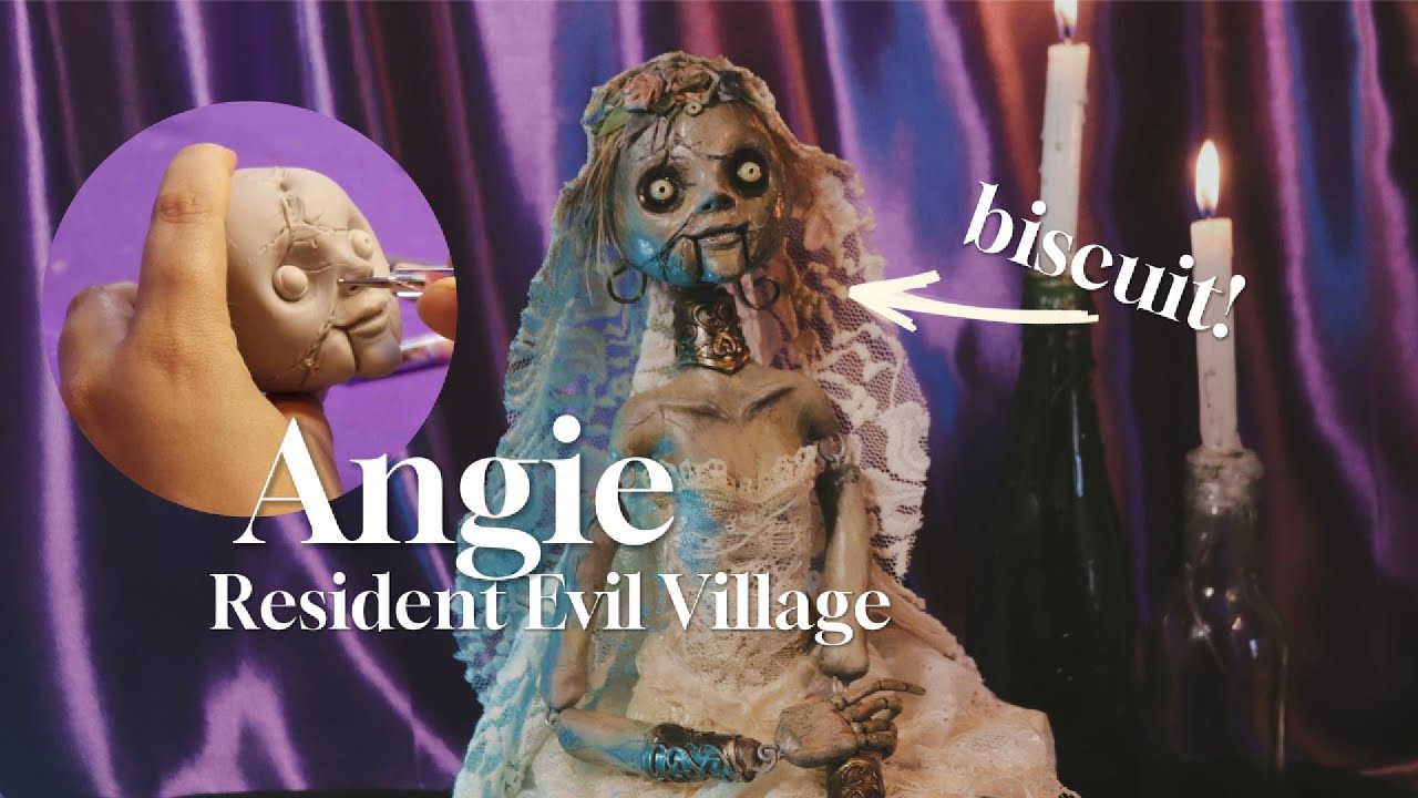 Angie em biscuit do Resident Evil Village (DIY)