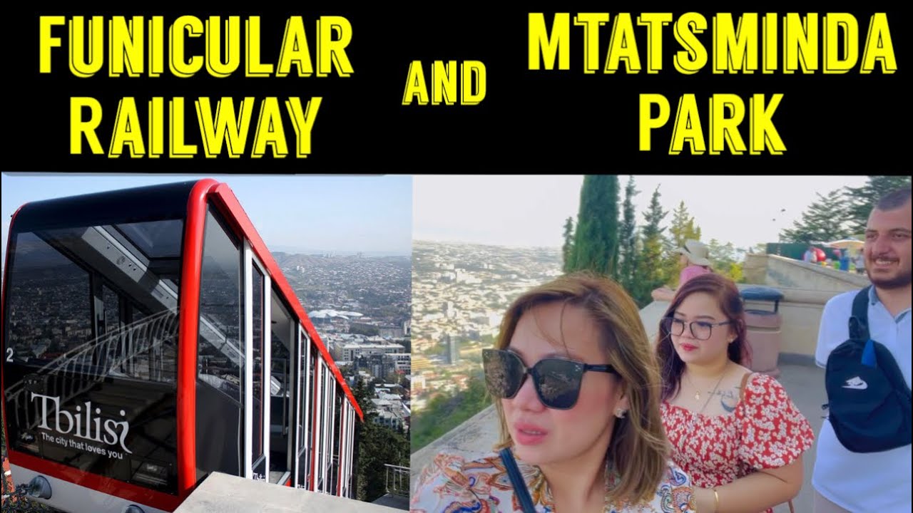 The Tbilisi Funicular / World&rsquo;s Steepest Funicular Railway with Scenic City View of Tbilisi Georgia