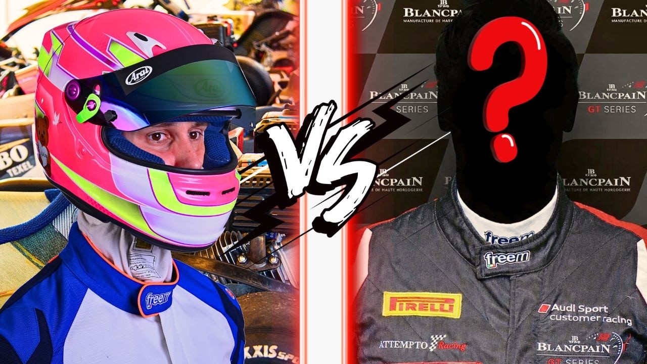 KARTING VS GT4 CHAMPION!