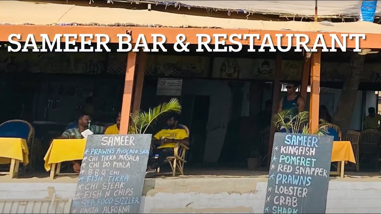 Sameer Bar & Restaurant Palolem Beach South Goa