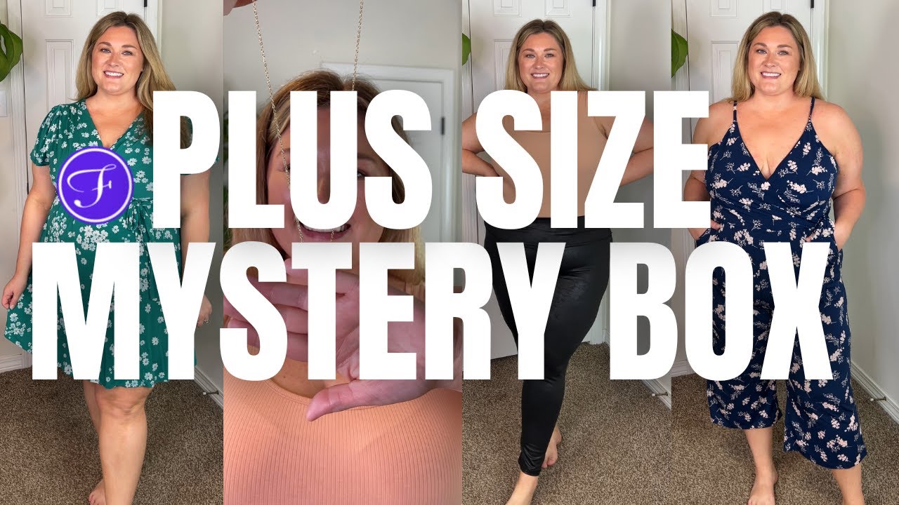 PLUS SIZE MYSTERY BOX 🫣 5 FOR $55 | FASHOM UNBOXING