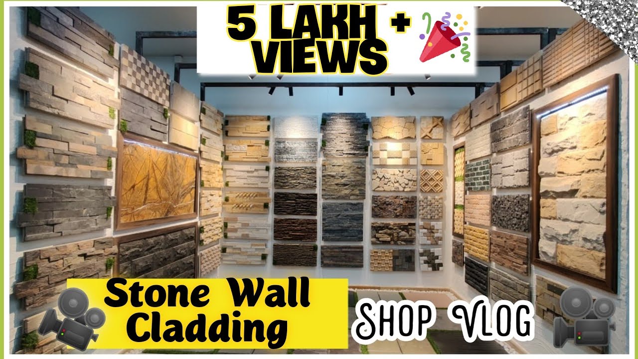Natural Stone Wall Cladding Price in India || Wall Cladding Tiles Design