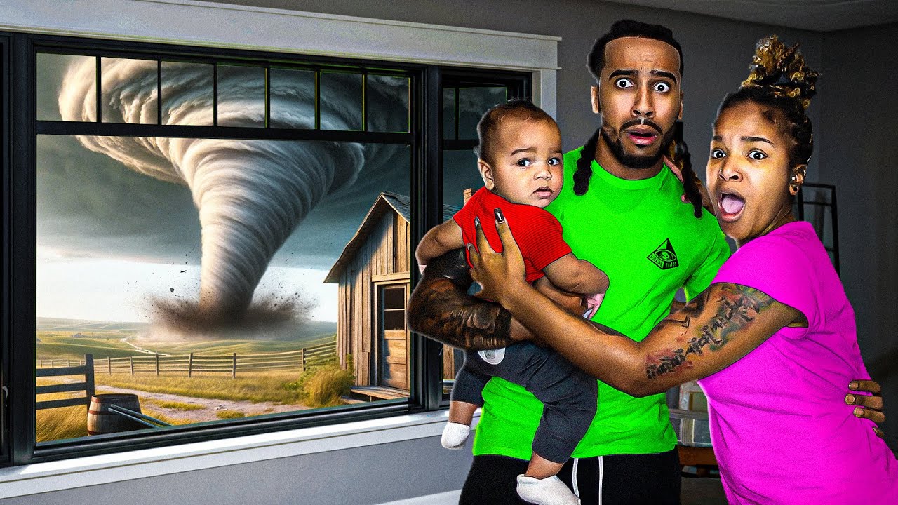 We Survived A TORNADO With A BABY🌪️
