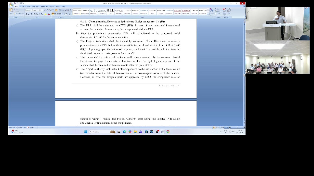 Design of Flood Embankment, Design of bank revetment etc.