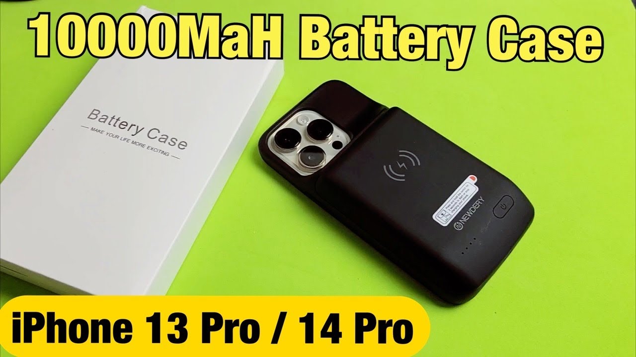 iPhone 13 Pro/14 Pro: обзор чехла с аккумулятором на 10000 мАч (NEWDERY)