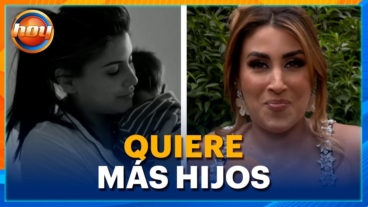 Sofía Rivera Torres confiesa su deseo de agrandar la familia | Programa Hoy