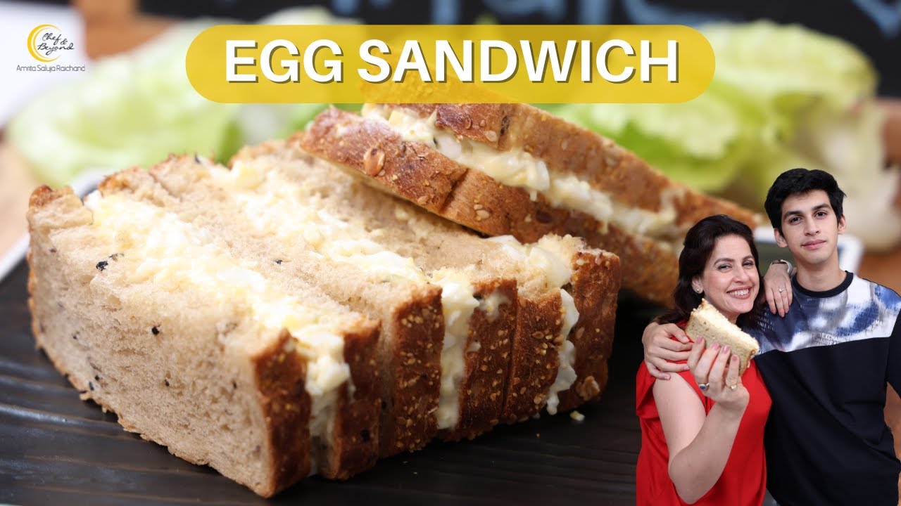 Egg Sandwich for Breakfast | Easy Egg Mayo Sandwich Recipes | Sandwich Recipe | Chef Amrita Raichand