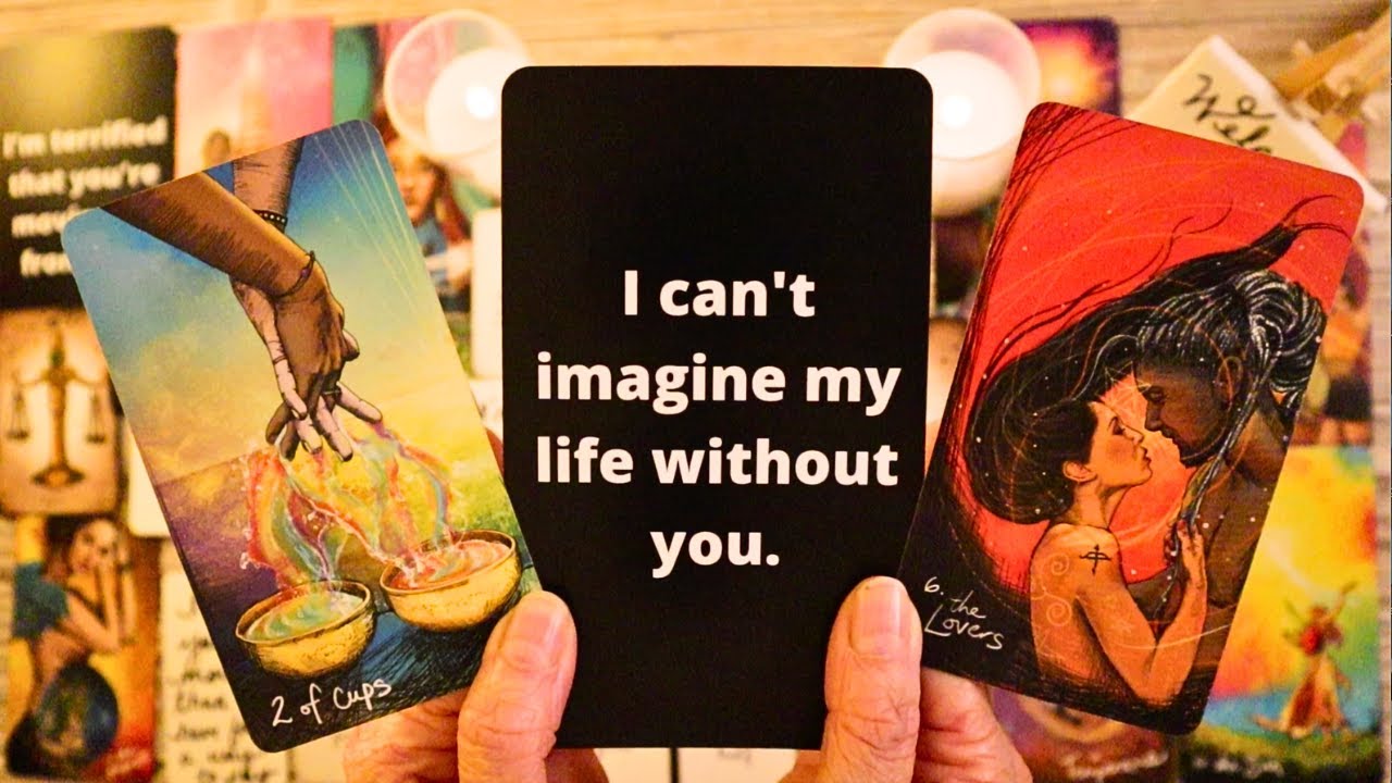 LOVE TAROT- THIS PERSON CAN’T IMAGINE THEIR LIFE WITHOUT YOU!! 😲❤️