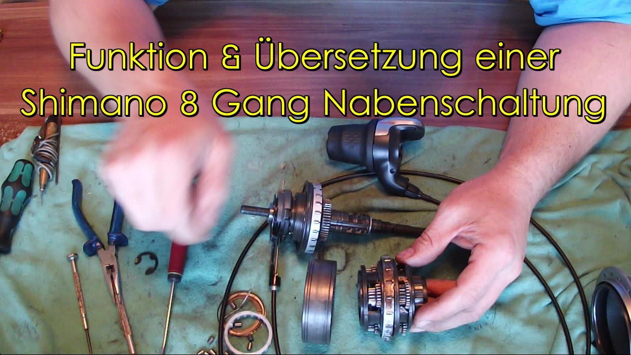Shimano Nexus 8 Gang / Alfine 8 Gang, Service & Funktion