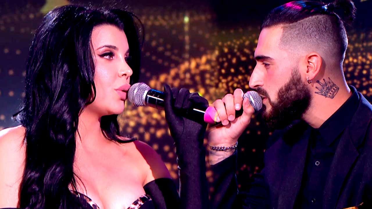 Charlotte Caniggia y Cristian Sergio se animaron a cantar 