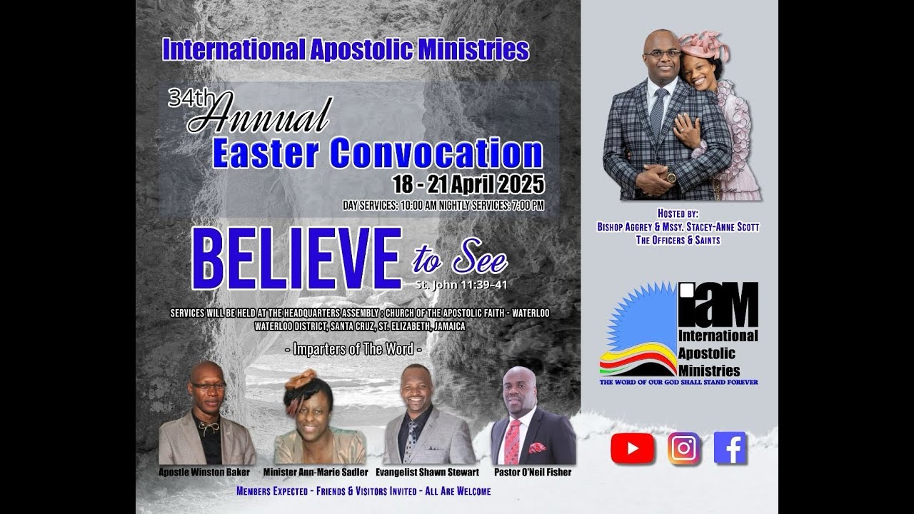Pastor O'Neil Fisher // Sunday Night Session // Easter Convocation 2025