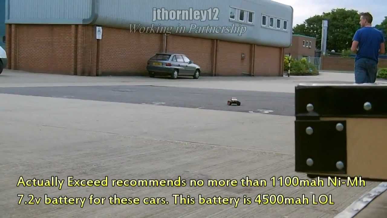 Testing new UltraLite Batteries 4500mah 7.2v