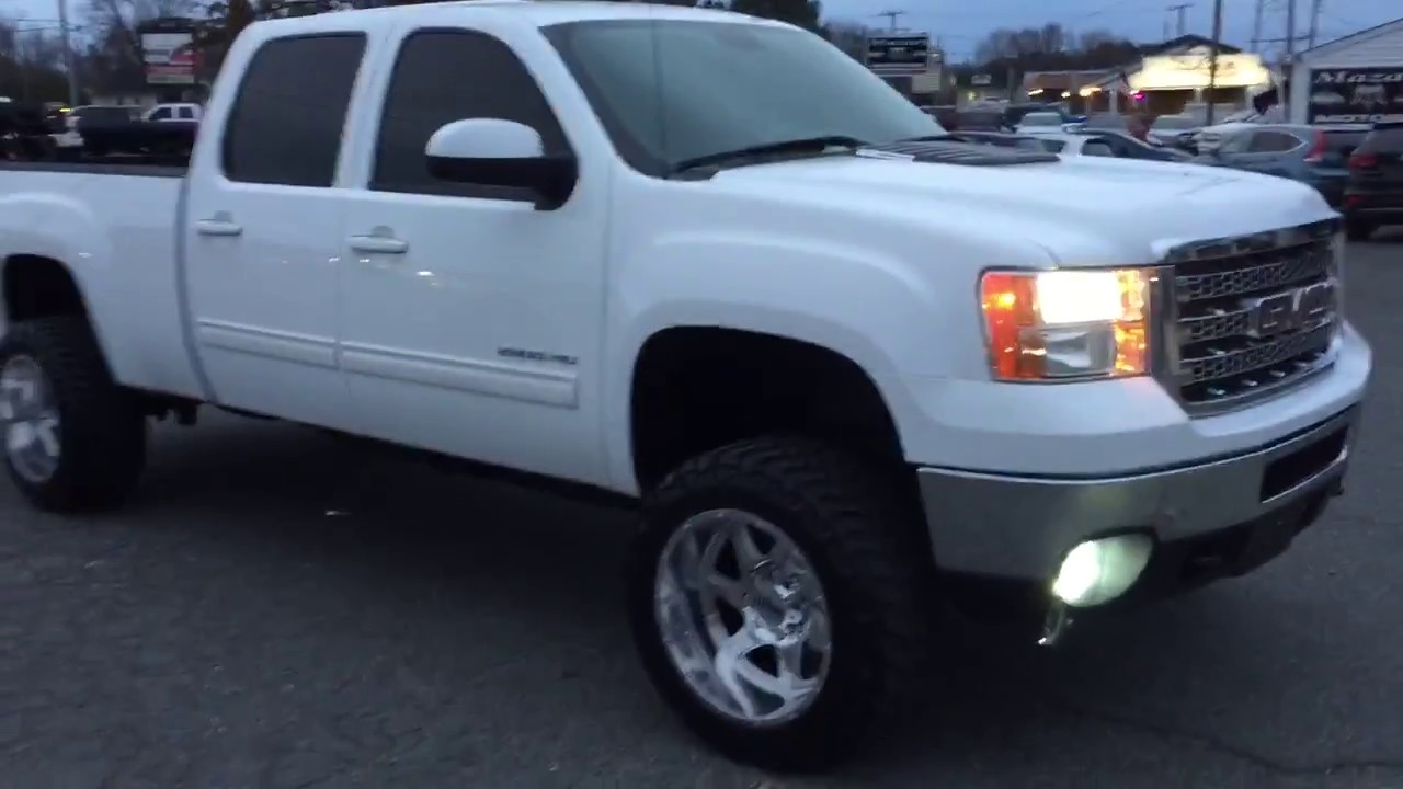 Lifted 2012 GMC Sierra 2500 HD SLT 4x4 67k miles!!! TEST DRIVE!!!