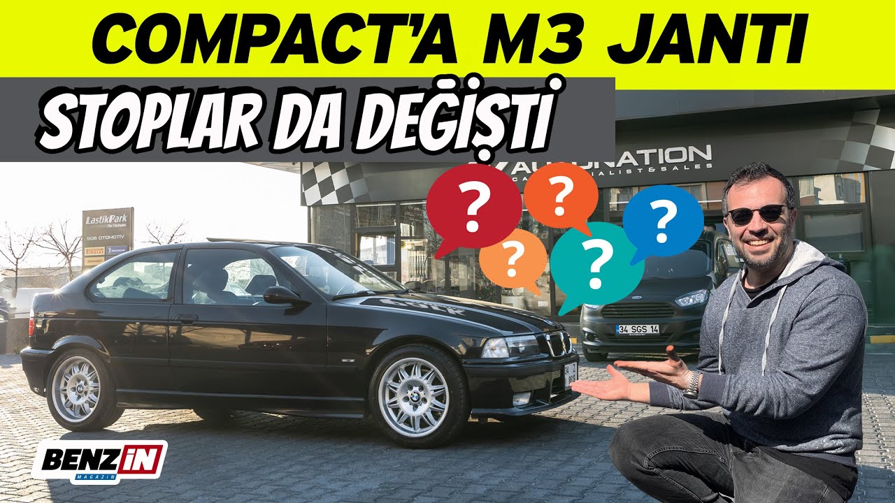 BMW 323 ti Compact'a M3 jantı taktık | Stopları değiştirdik | Yeni garaj | VLOG