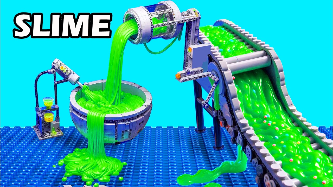 Mixing Slime Factory - How to Build with Lego Technic