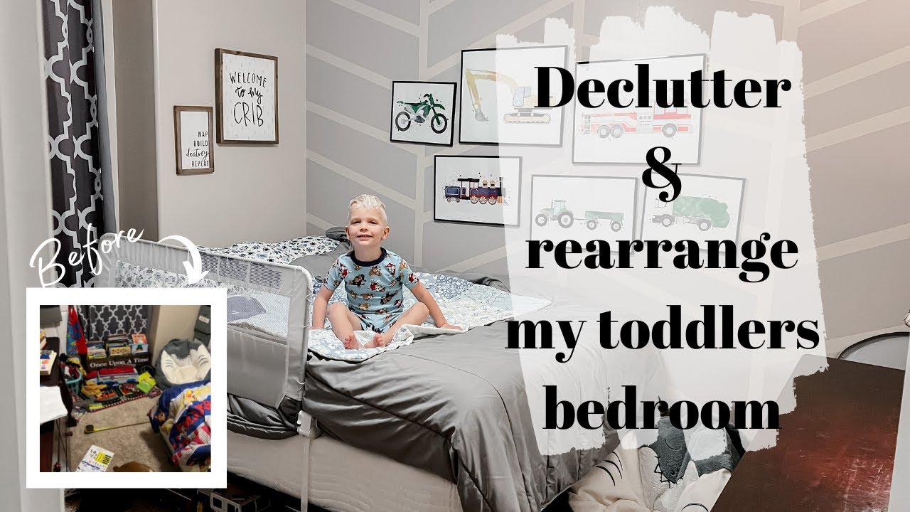 Declutter & Organize my toddlers room || After Christmas Declutter