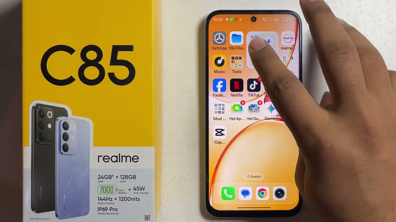 Realme C85/C85 Pro: How to TURN ON & OFF Silence notifications while driving