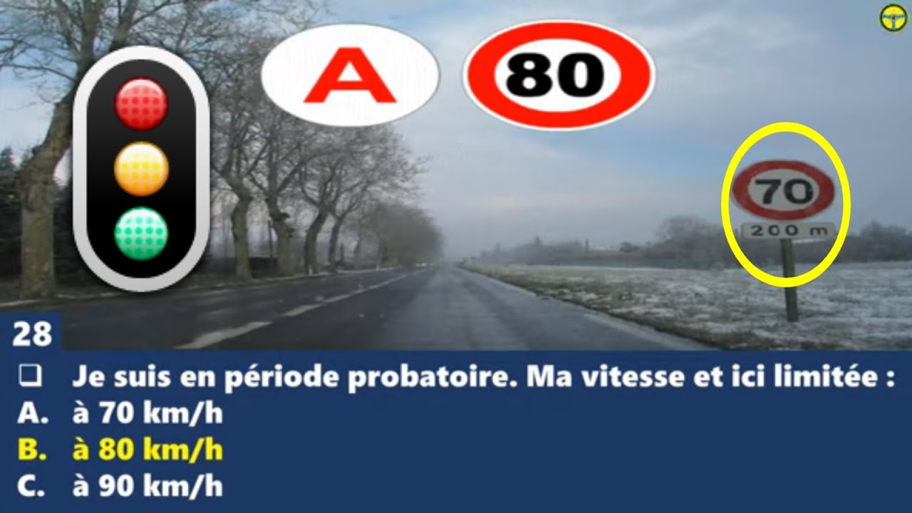 40 pièges de code de la route 2020 test gratuit 😘 permis de conduire 😍 Série #1