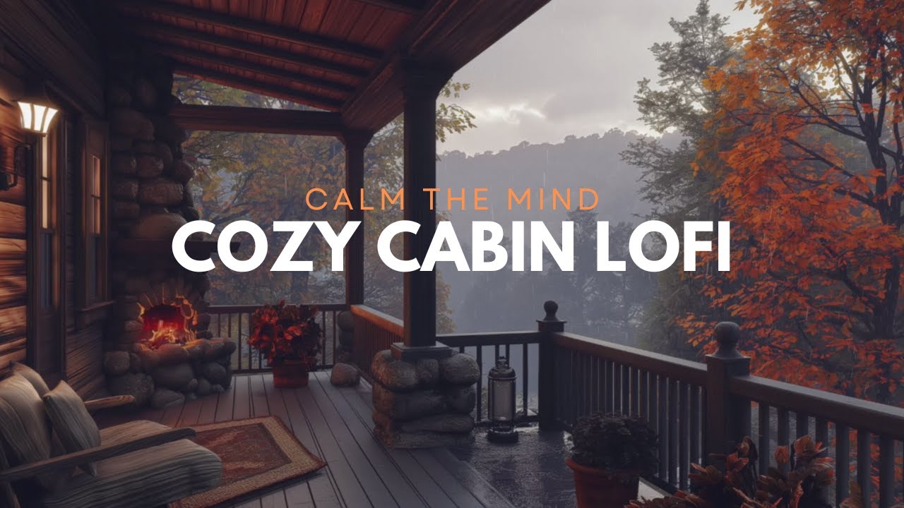Cozy Cabin LoFi 🍂 Rain & Lofi Hip Hop / beats to relax - chill - study