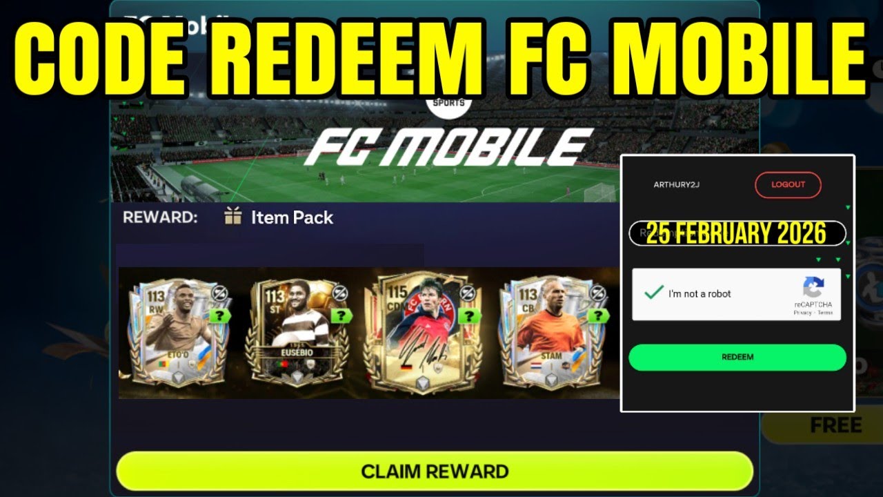 НОВЫЕ КОДЫ FC MOBILE 25🎁 НА 25 ФЕВРАЛЯ 2026 ГОДА || Как активировать код || КОДЫ АКТИВАЦИИ FC MOB...