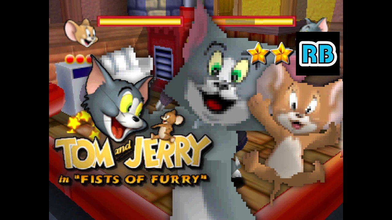 2000 [TAS 60fps] N64 Tom and Jerry in Fists of Furry NoDamage ALL