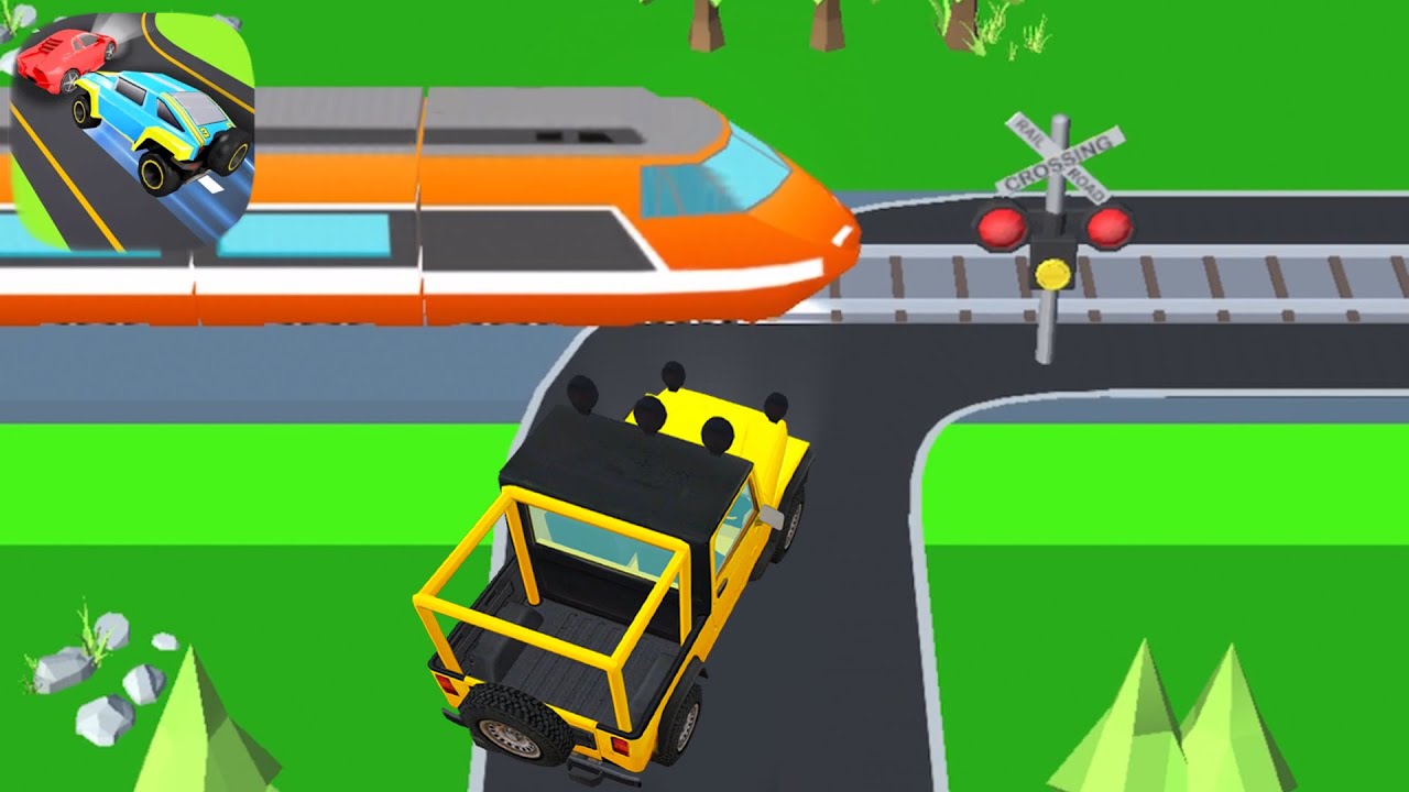 Jam Highway🚖🚕-Comeback Home Android/iOS Max Level Gameplay Car VS Train Jeep Unlocked Crash Master