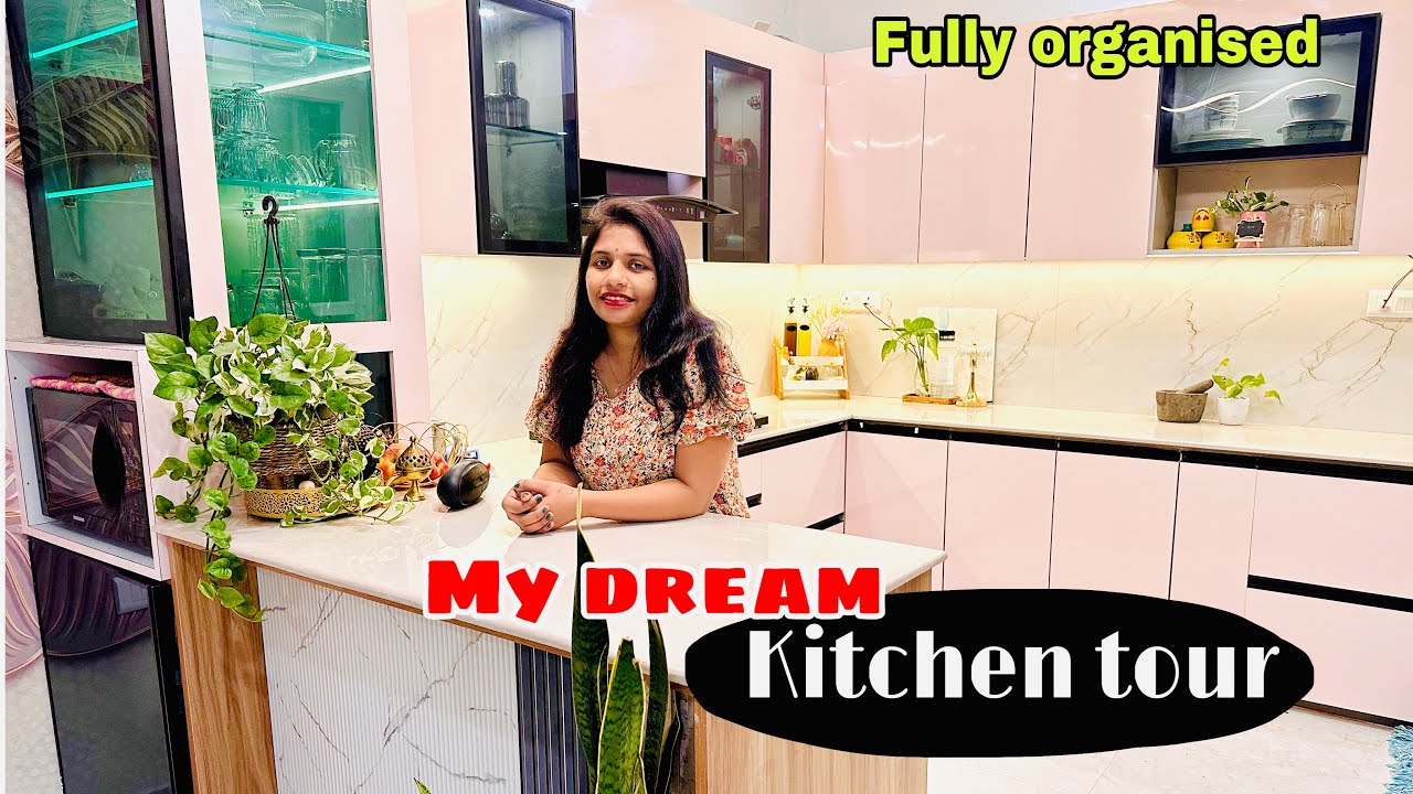 Indian kitchen tour | my new organised kitchen tour | dream kitchen tour | kitchen tour | space