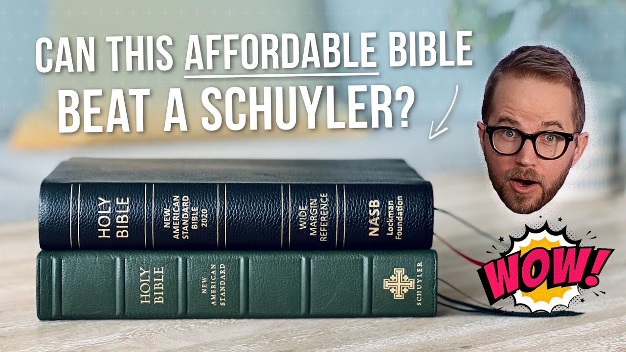 An Honest Comparison Between the NASB Wide Margin Reference Bible and the Schuyler Stridon