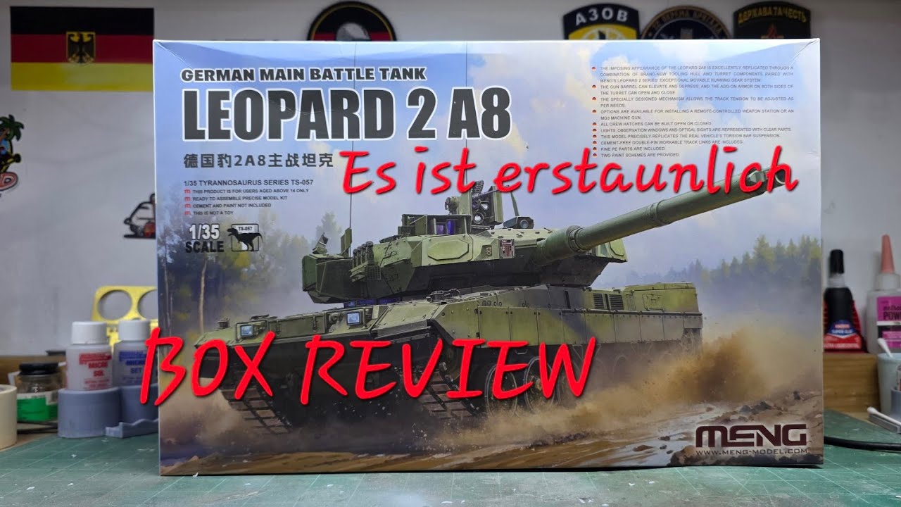 Обзор нового Meng 2a8 1/35 (видео №114)