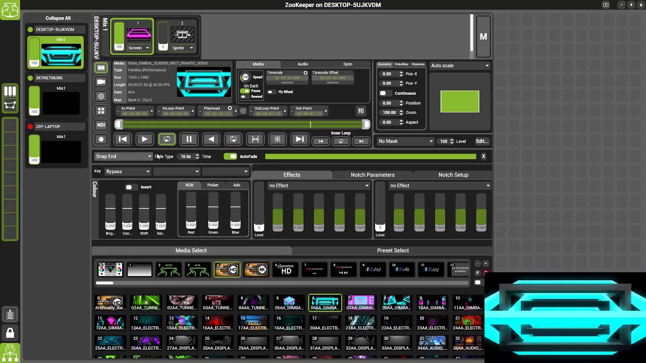 Hippotizer V4 - 4.4 Feature Spotlight - X-Fade on Layer