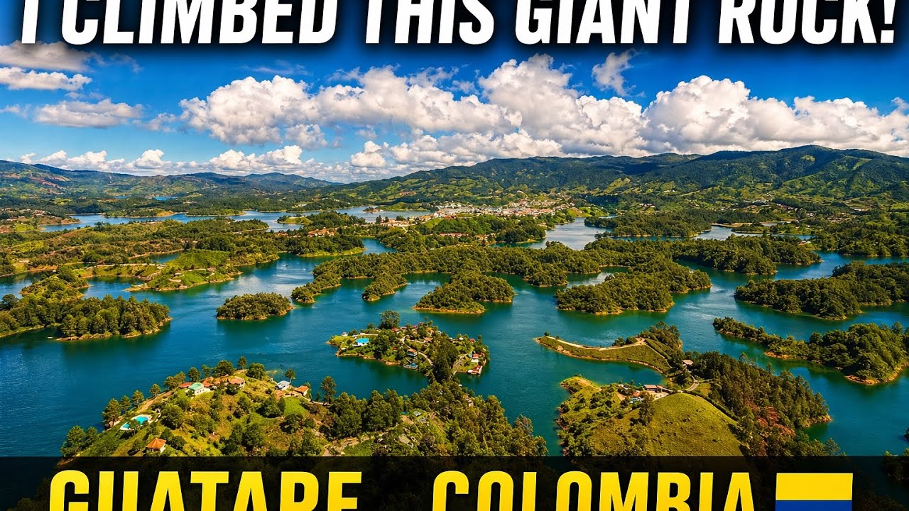 Adventures in Colombia - La Piedra del Pe&ntilde;ol Guatape
