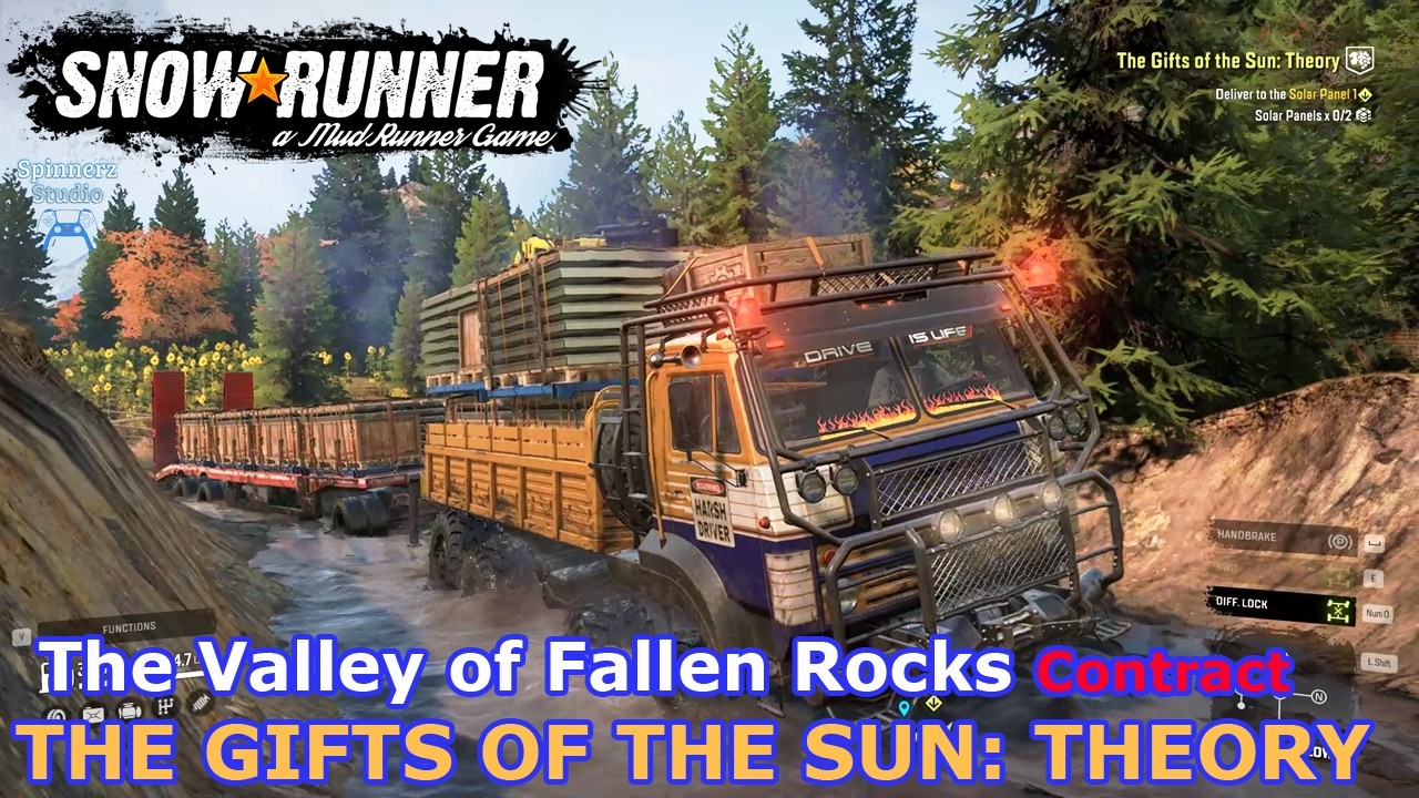 SnowRunner - The Gifts of the Sun: Theory | The Valley of Fallen Rocks, Zurdania(Contract)| Phase 17