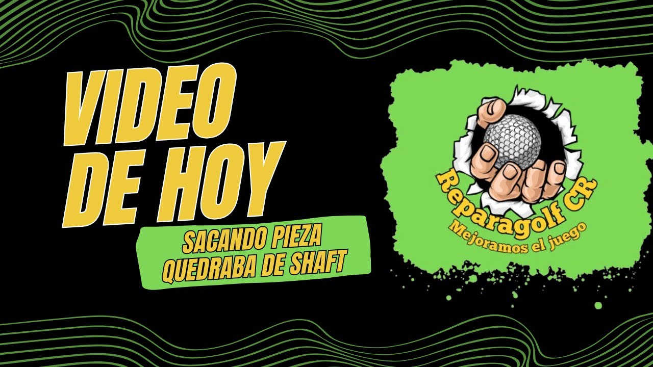 Cómo sacar pieza de varilla quebrada dentro del cuello de un palo de golf.