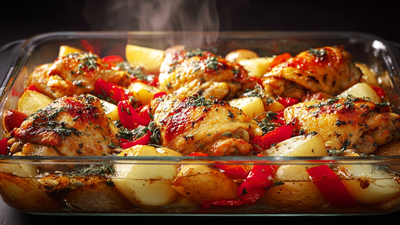 So lecker, dass ich es für jede Party koche. Ein unglaubliches Hühnchen-Kartoffel-Gericht!