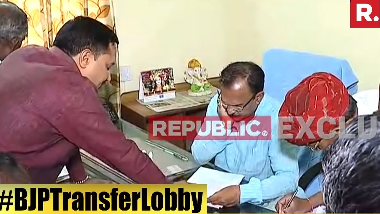 Republic TV Exposes Rajasthan Govt's Political Transfer Spree | #BJPTransferLobby